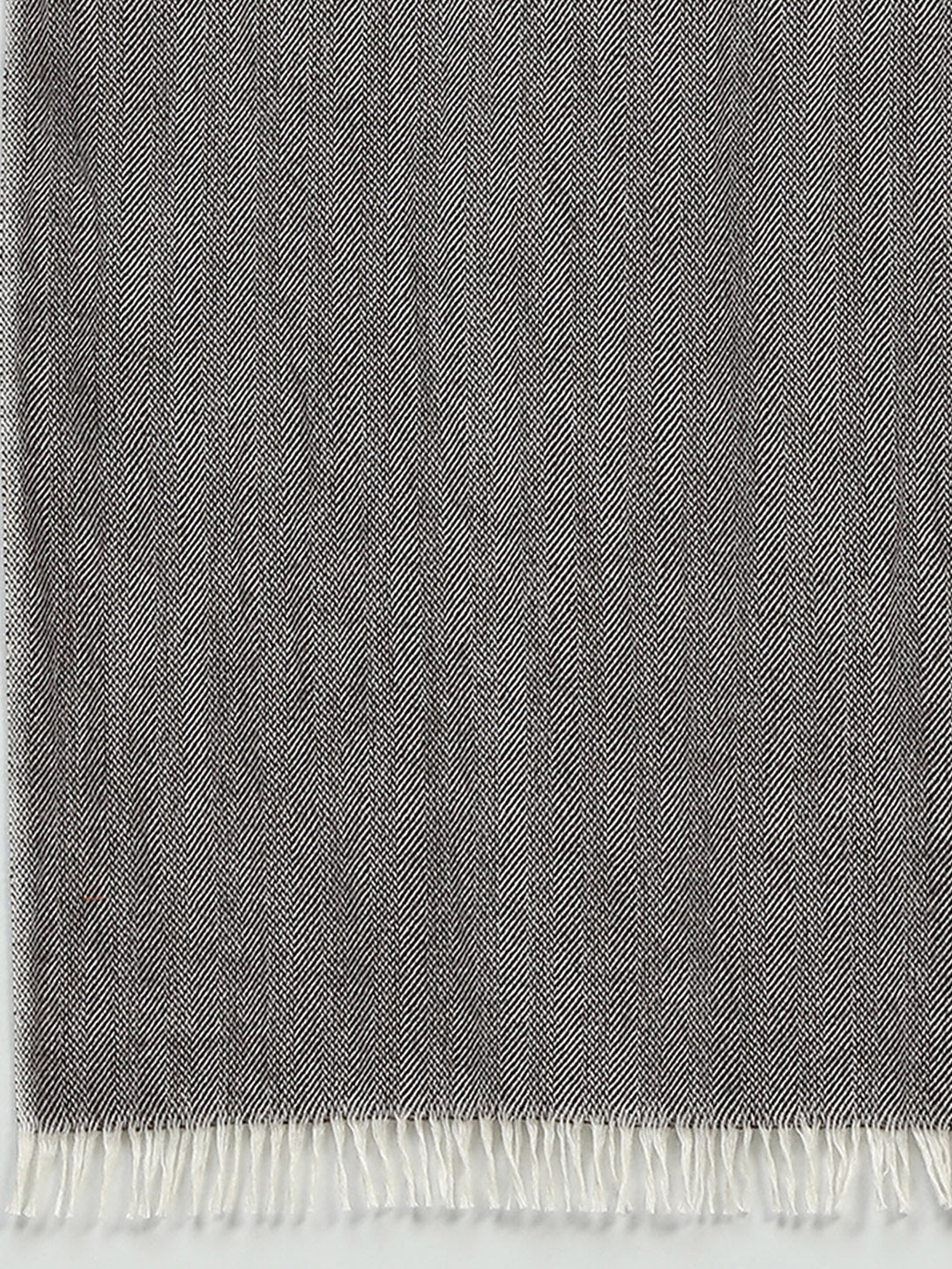 Men Grey Self Design Muffler - Image 6