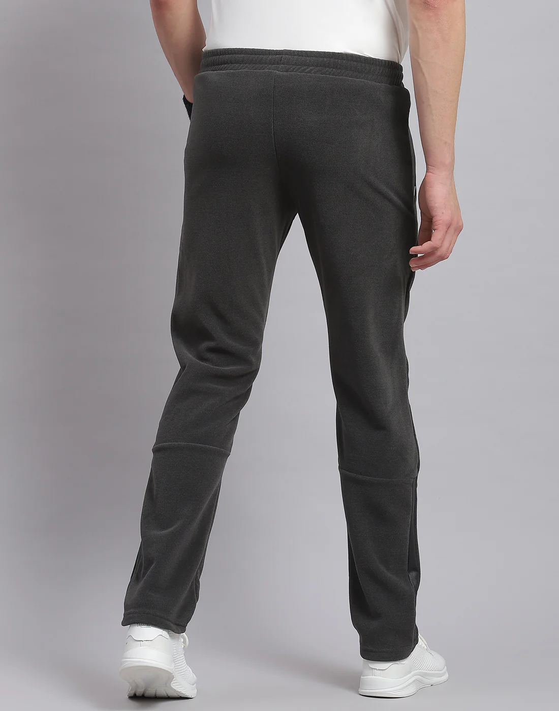 Rock.it Men Grey Solid Regular Fit Winter Lower - Image 5