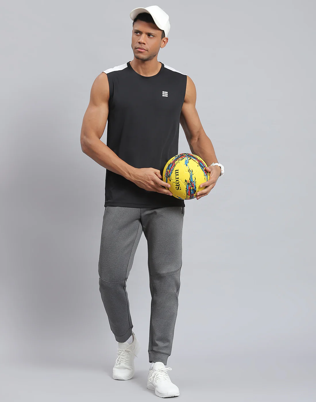 Rock.it Men Grey Solid Regular Fit Winter Lower - Image 2