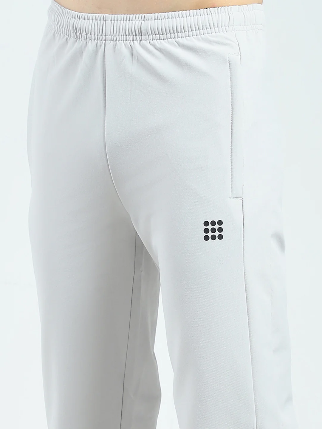Rock.it Men Grey Solid Regular Fit Lower - Image 6