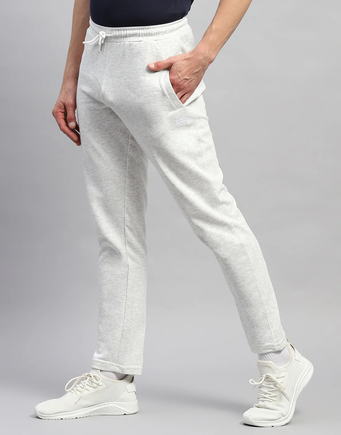 Rock.it Men Grey Solid Regular Fit Lower - Image 3