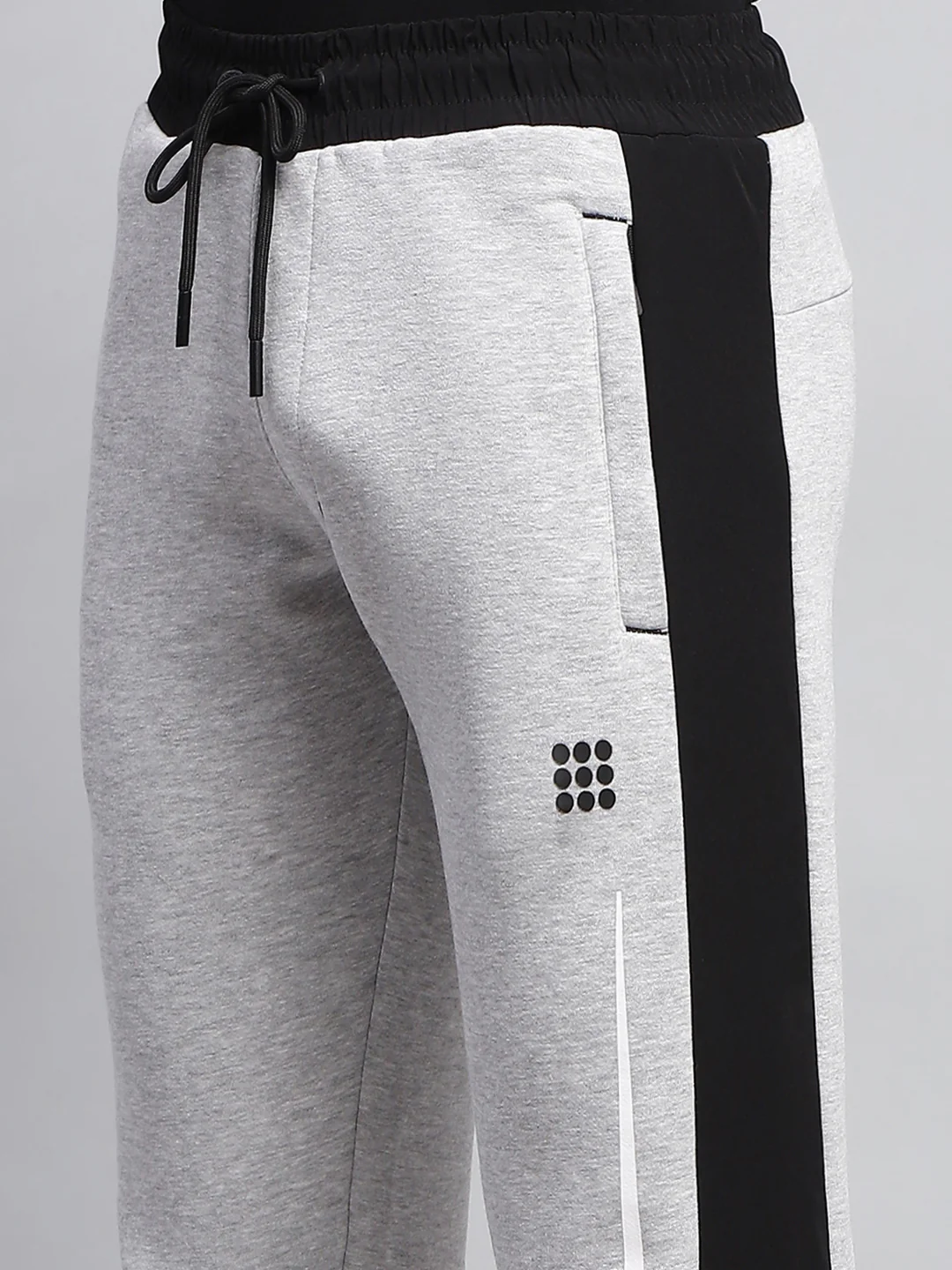 Rock.it Men Grey Solid Regular Fit Lower - Image 7