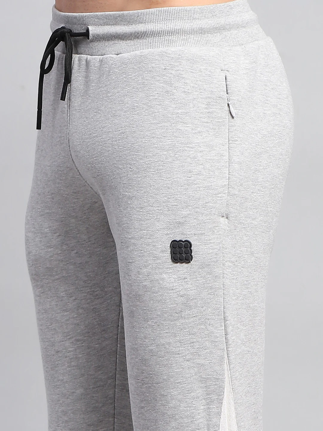 Rock.it Men Grey Solid Regular Fit Lower - Image 6