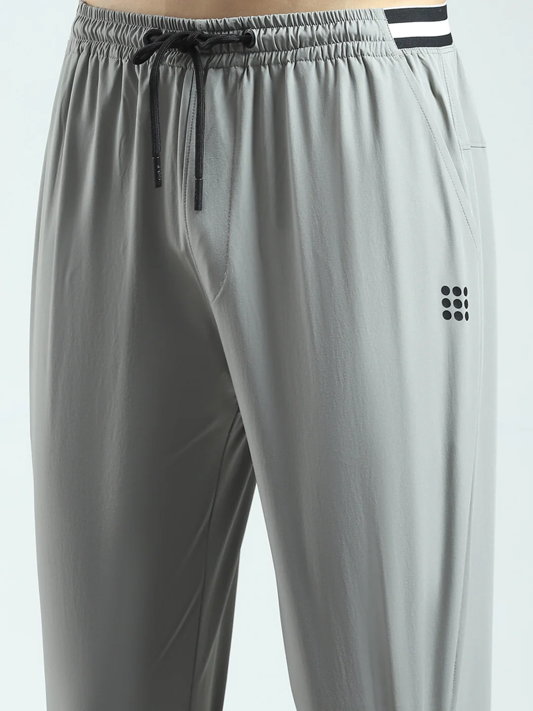 Rock.it Men Grey Solid Regular Fit Lower - Image 6