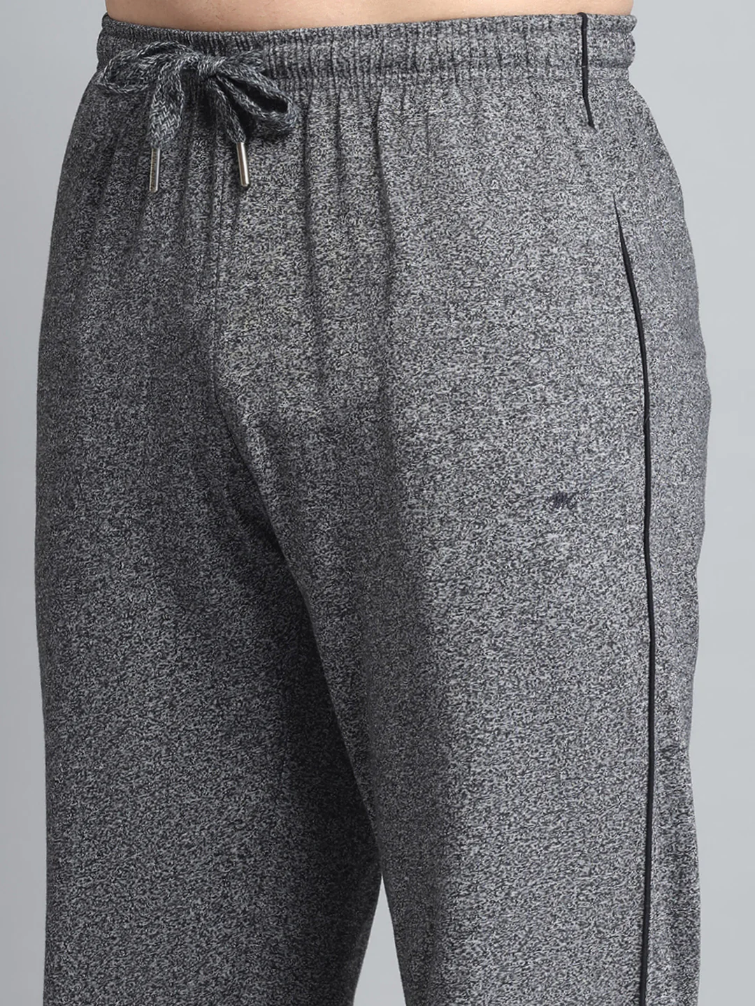 Men Grey Solid Regular Fit Lower - Image 6