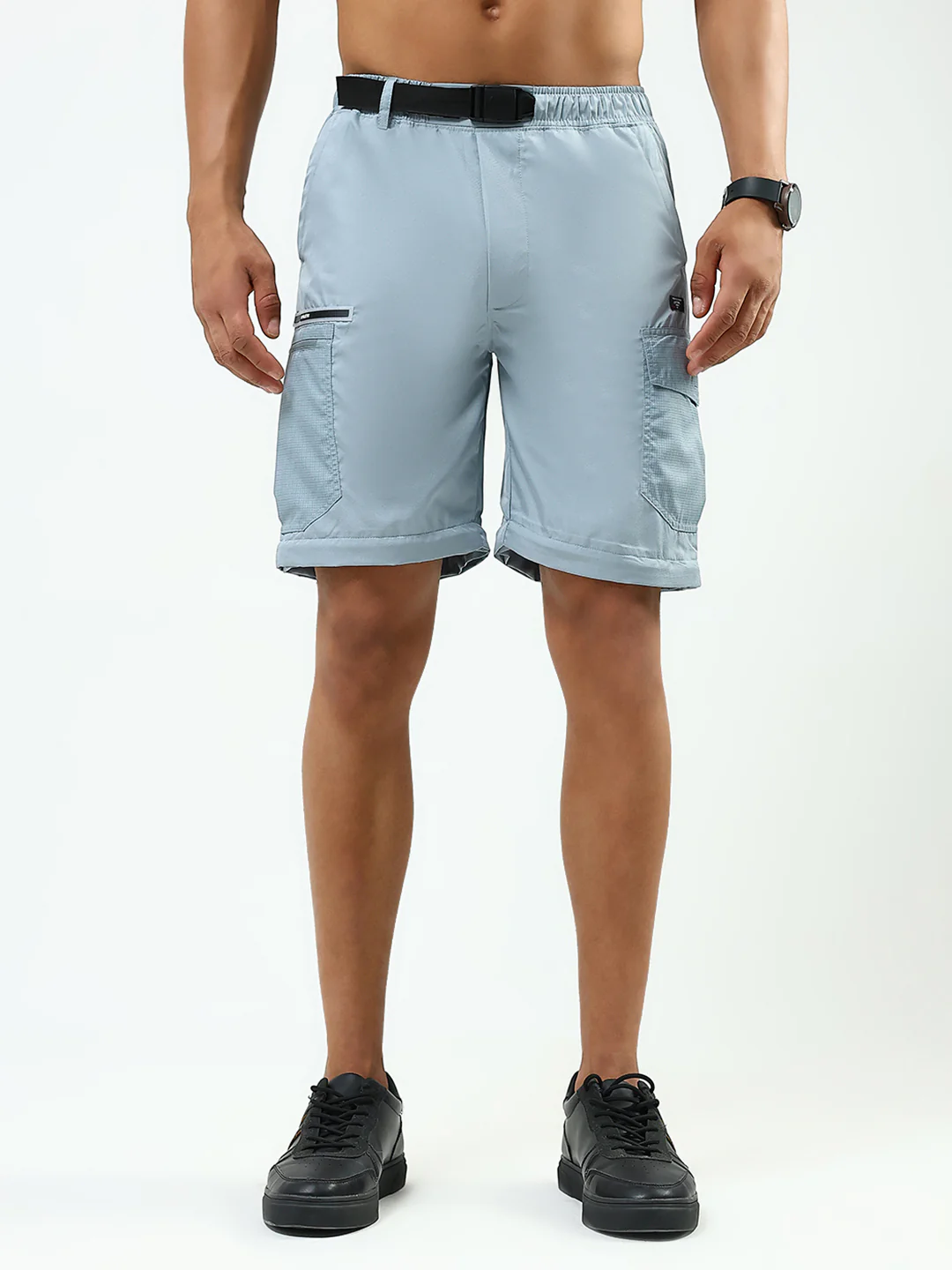 Men Grey Solid Regular Fit Lower - Image 6