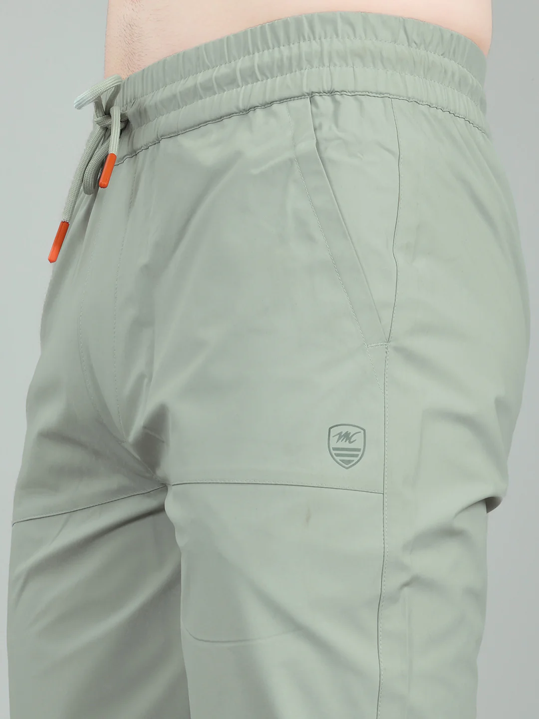 Men Grey Solid Regular Fit Lower - Image 5