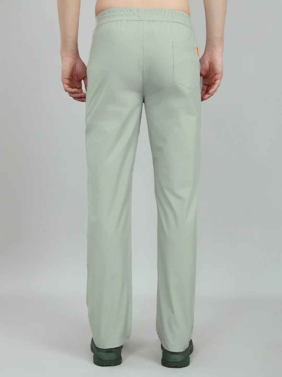 Men Grey Solid Regular Fit Lower - Image 6