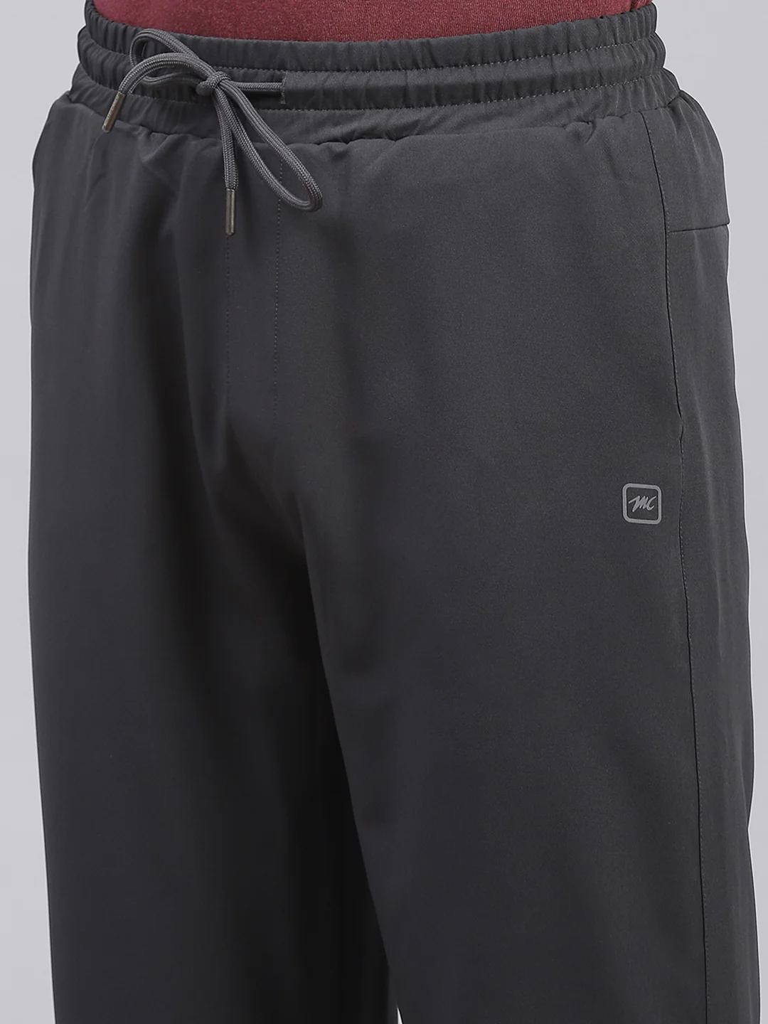 Men Grey Solid Regular Fit Winter Lowers - Image 6