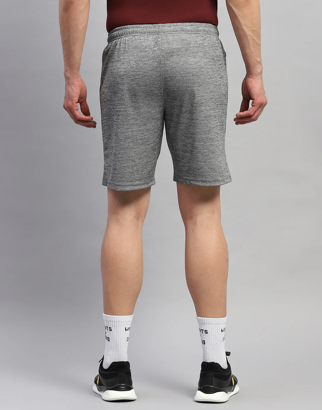 Rock.it Men Grey Solid Regular Fit Short - Image 6
