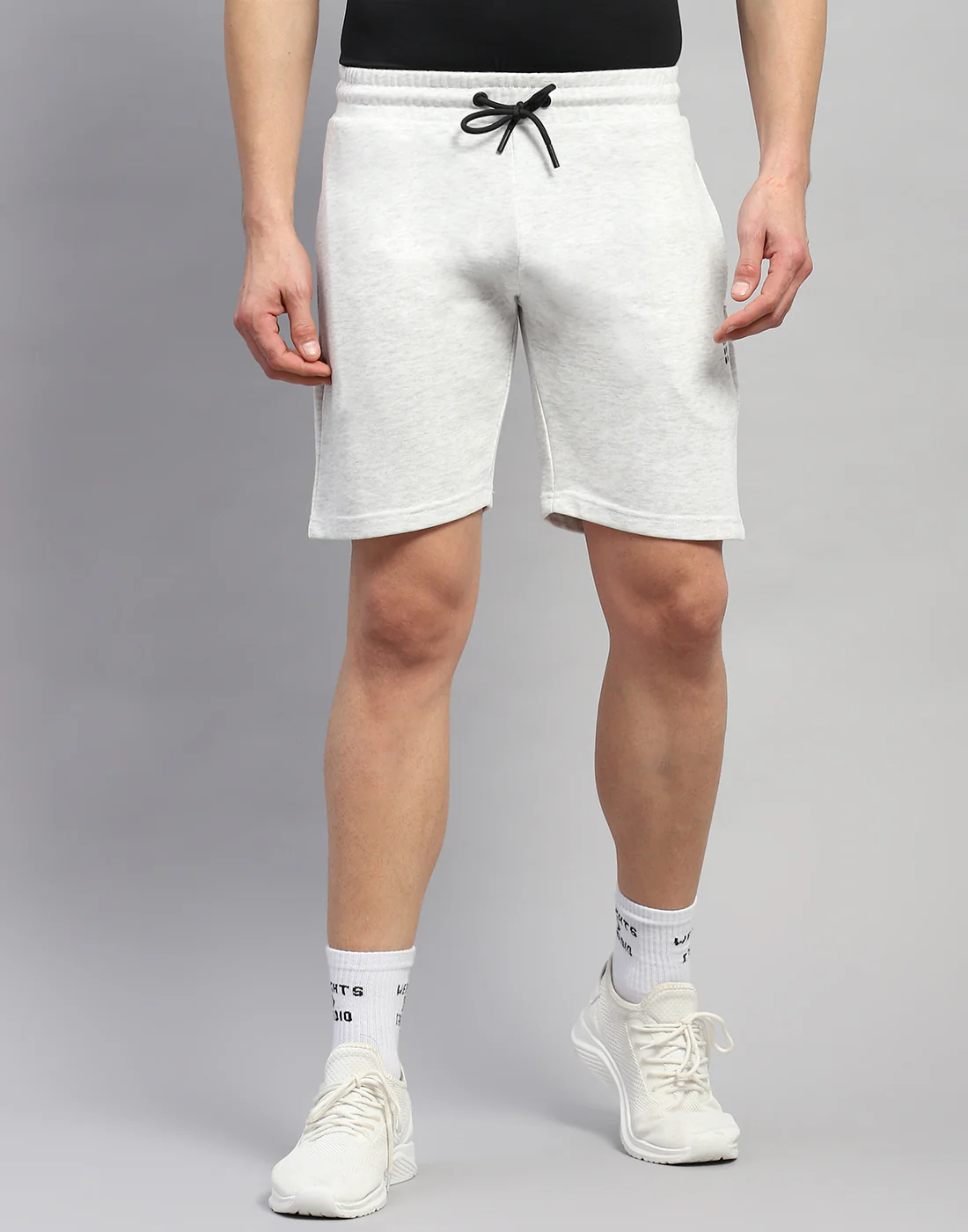 Rock.it Men Grey Solid Regular Fit Short - Image 3