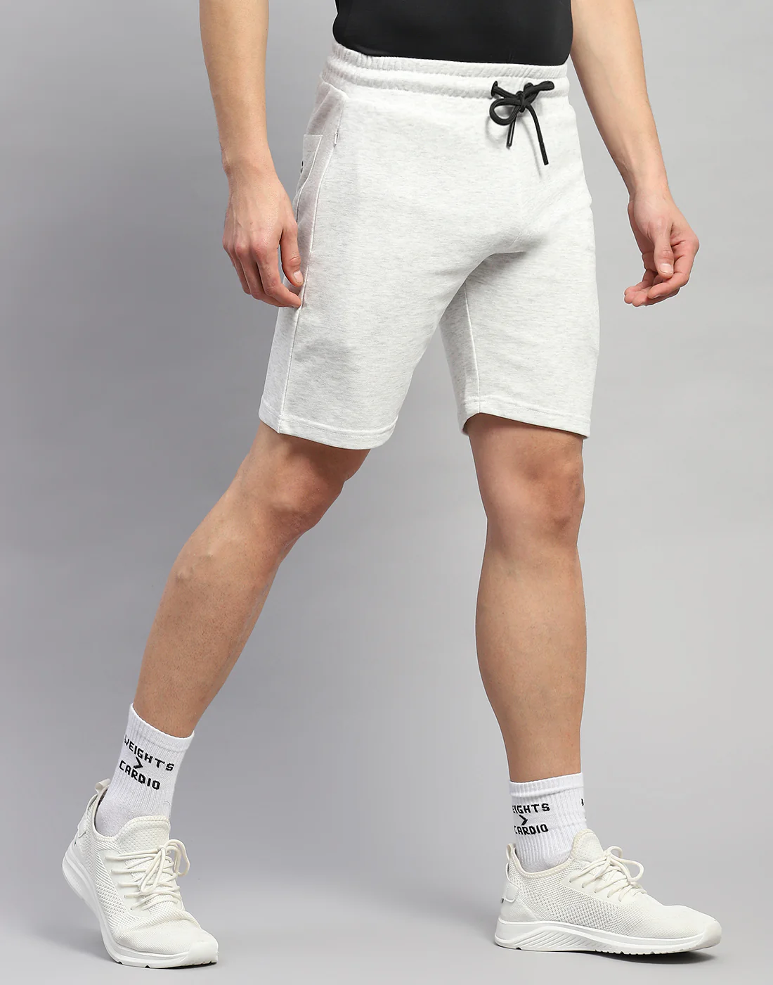 Rock.it Men Grey Solid Regular Fit Short - Image 5