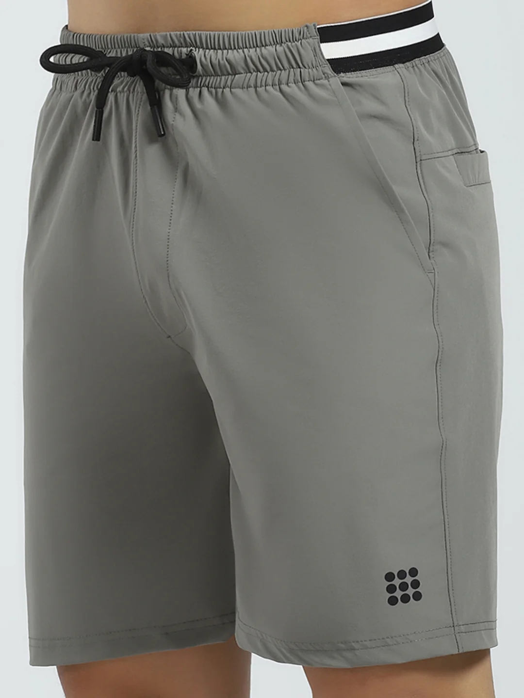 Rock.it Men Grey Solid Regular Fit Short - Image 6