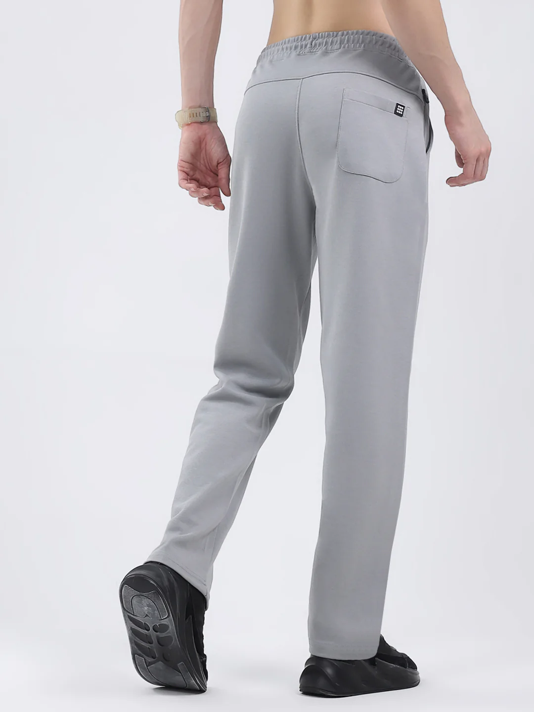 Rock.it Men Grey Solid Regular Fit Winter Lower - Image 5