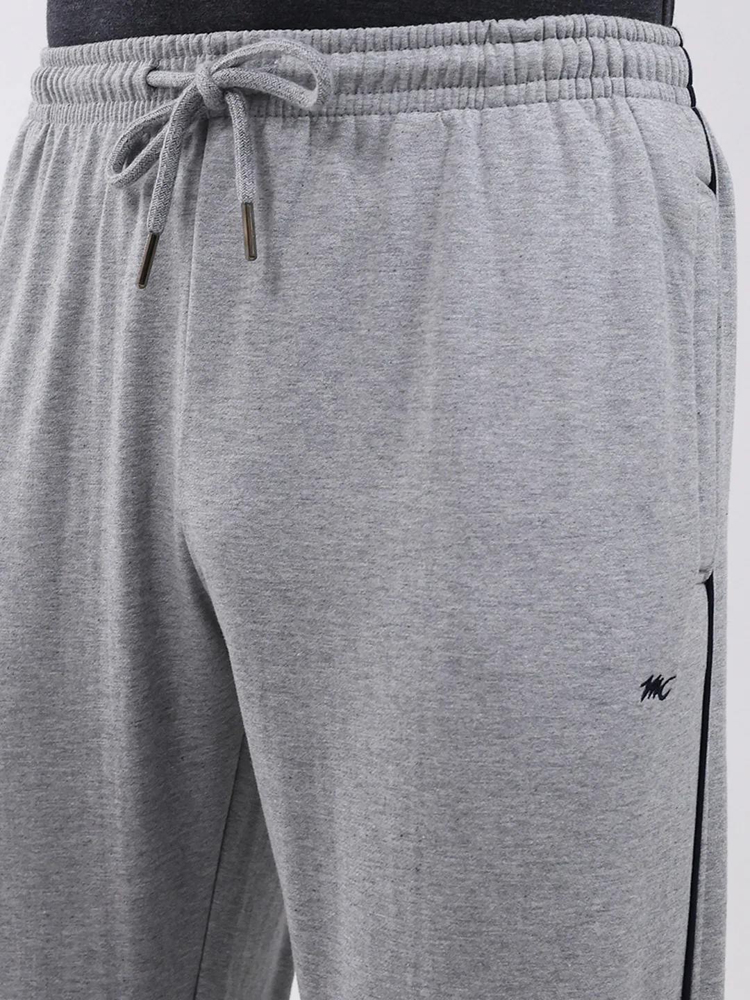 Men Grey Solid Regular Fit Winter Lower - Image 6