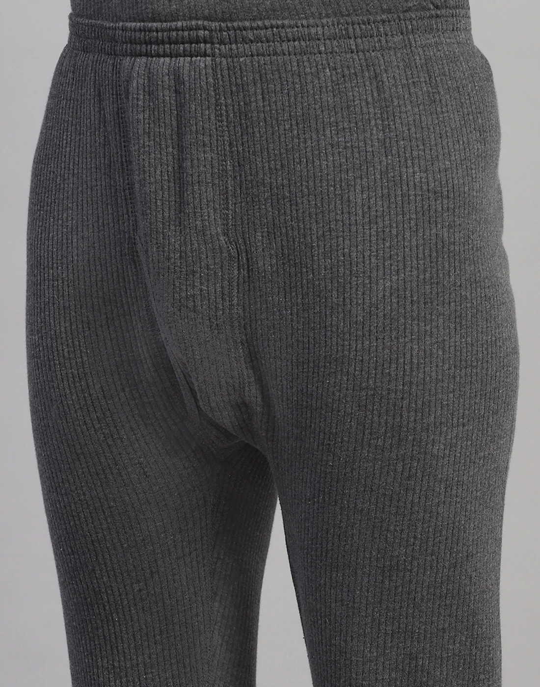 Men Grey Solid Thermal Lower - Image 6