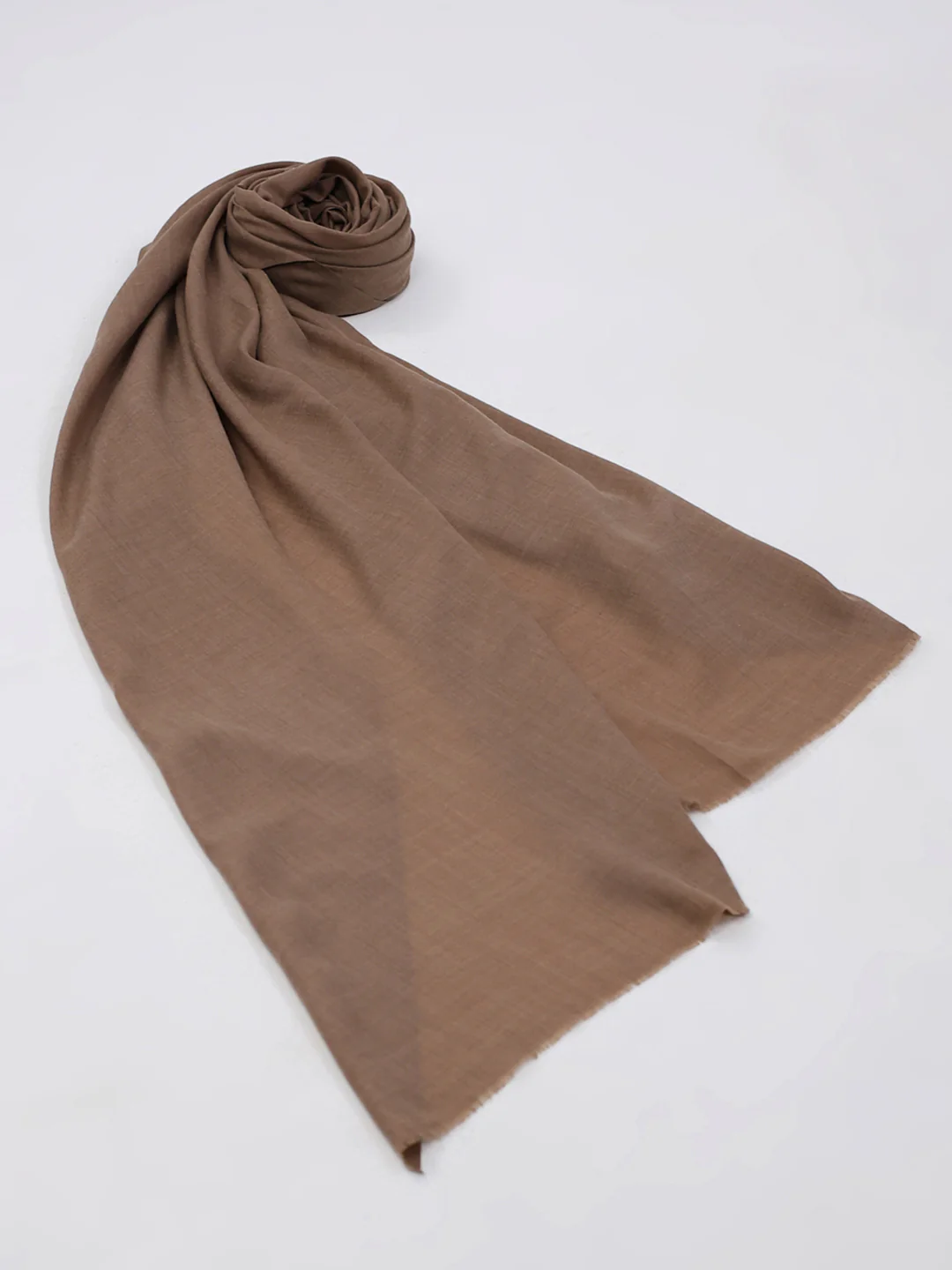 Men Khaki Solid Wool Blend Lohi Shawl - Image 6