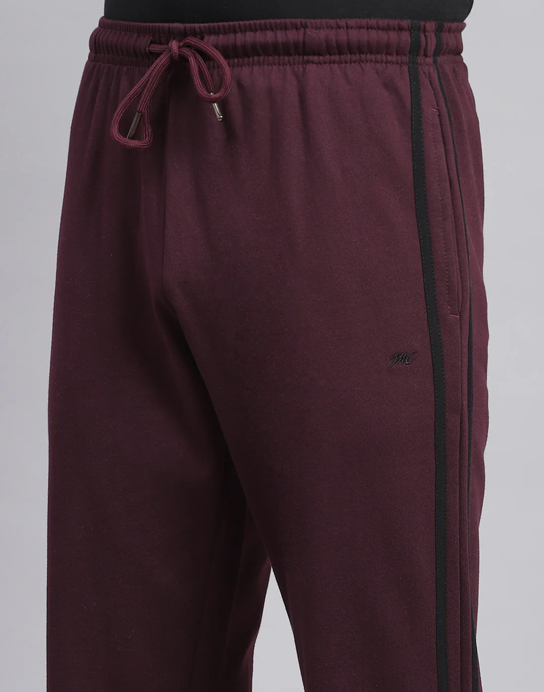 Men Maroon Solid Regular Fit Winter Lower - Image 6