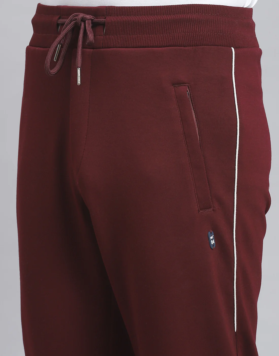 Men Maroon Solid Regular Fit Winter Lower - Image 6
