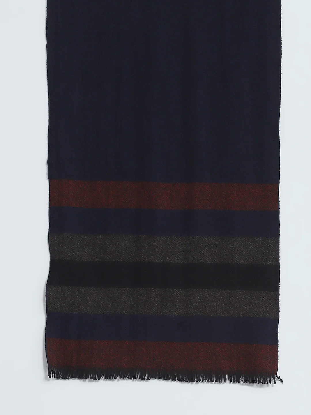 Men Multicolor Self Design Muffler - Image 7
