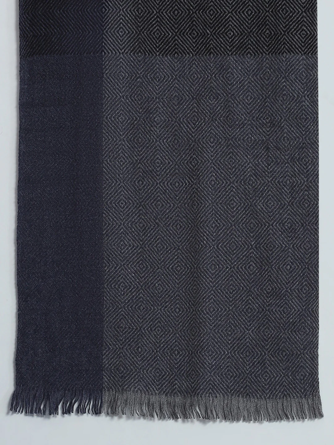 Men Multicolor Self Design Muffler - Image 7