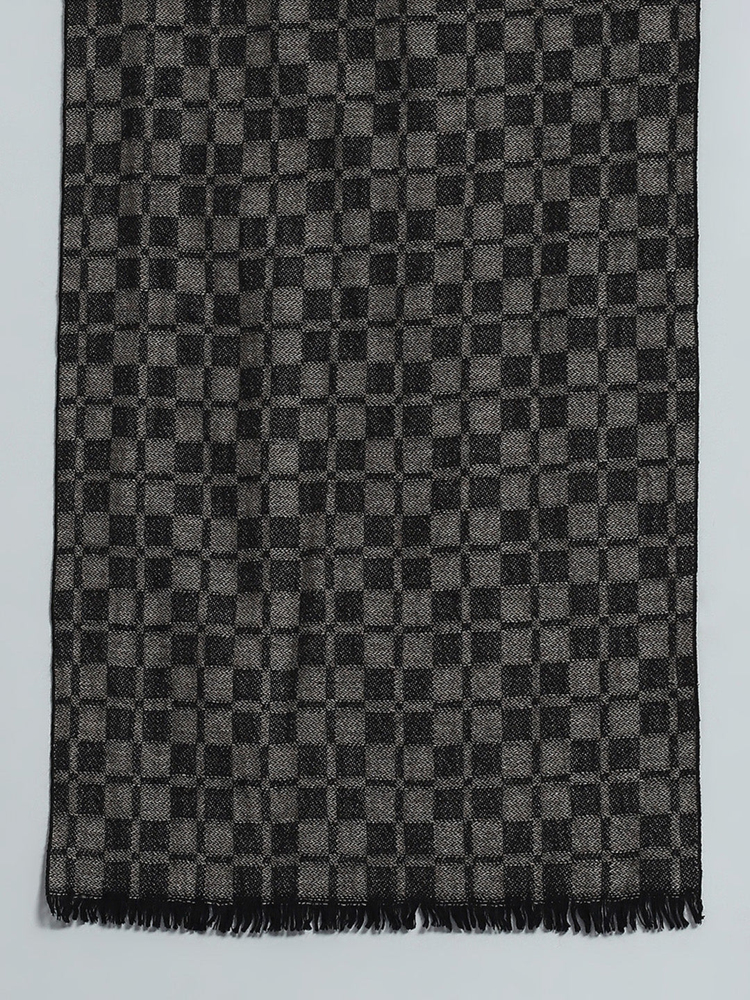 Men Multicolor Self Design Muffler - Image 7