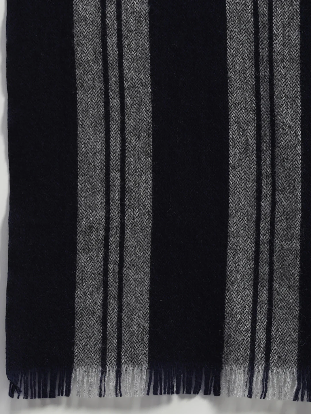 Men Multicolor Self Design Wool Muffler - Image 7