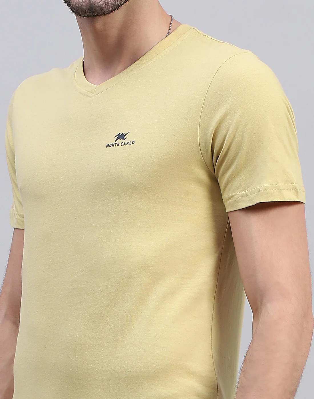 Men Multicolor Solid V Neck Half Sleeve T-Shirt (Pack of 3) - Image 14