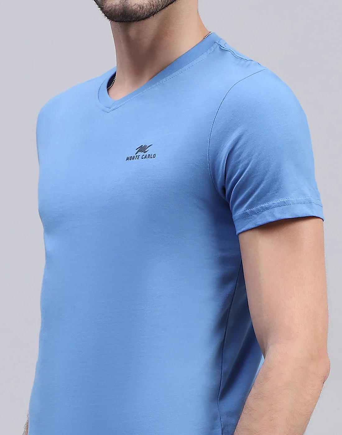 Men Multicolor Solid V Neck Half Sleeve T-Shirt (Pack of 3) - Image 14