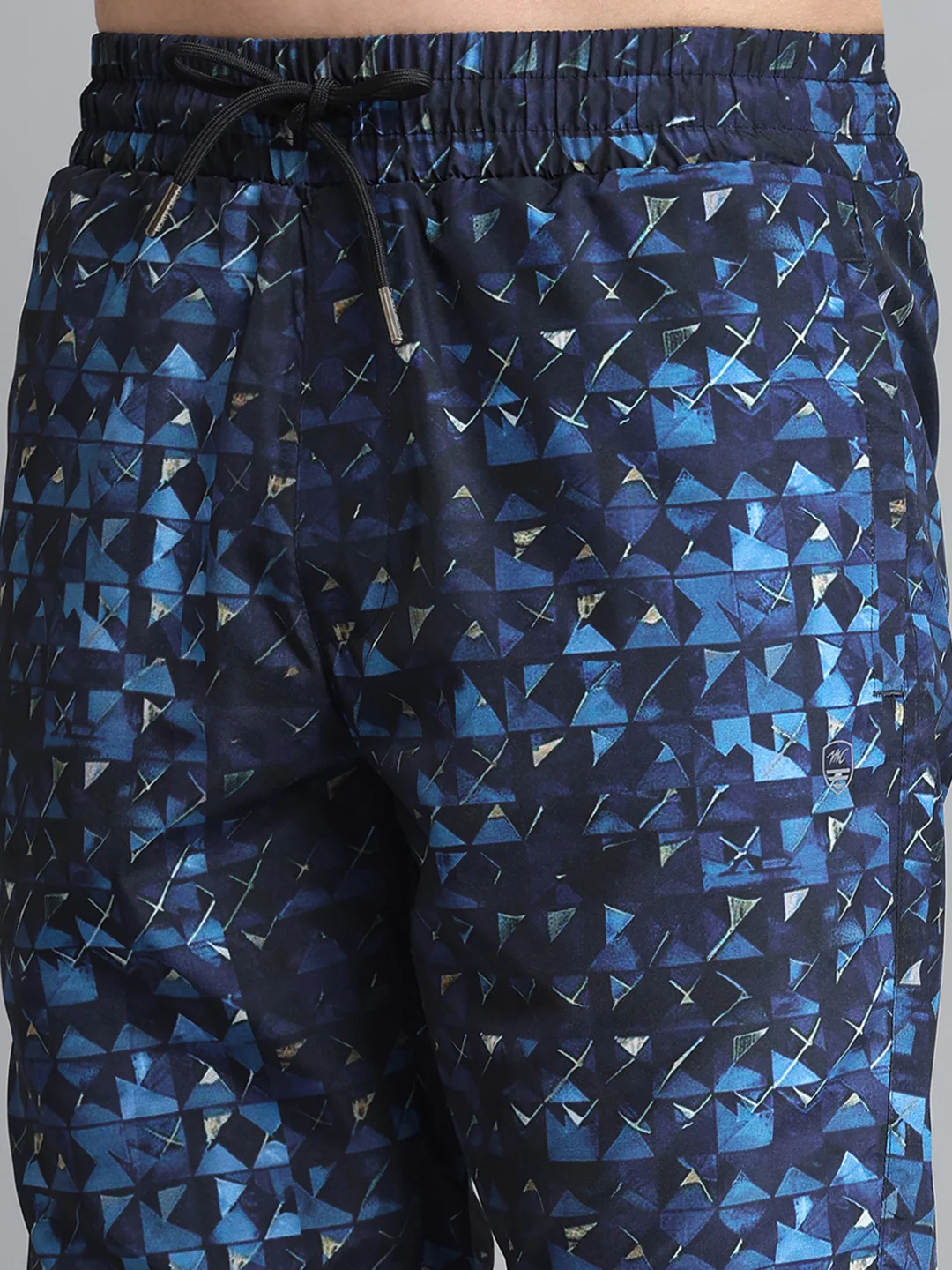 Men Navy Blue Printed Short - Image 6