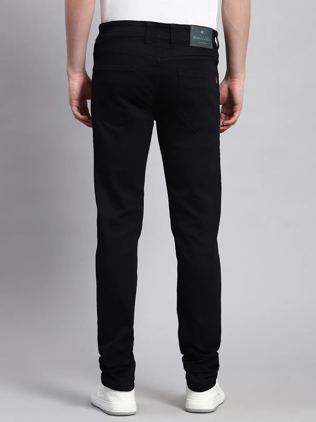 Men Navy Blue Skinny Fit Denim - Image 5