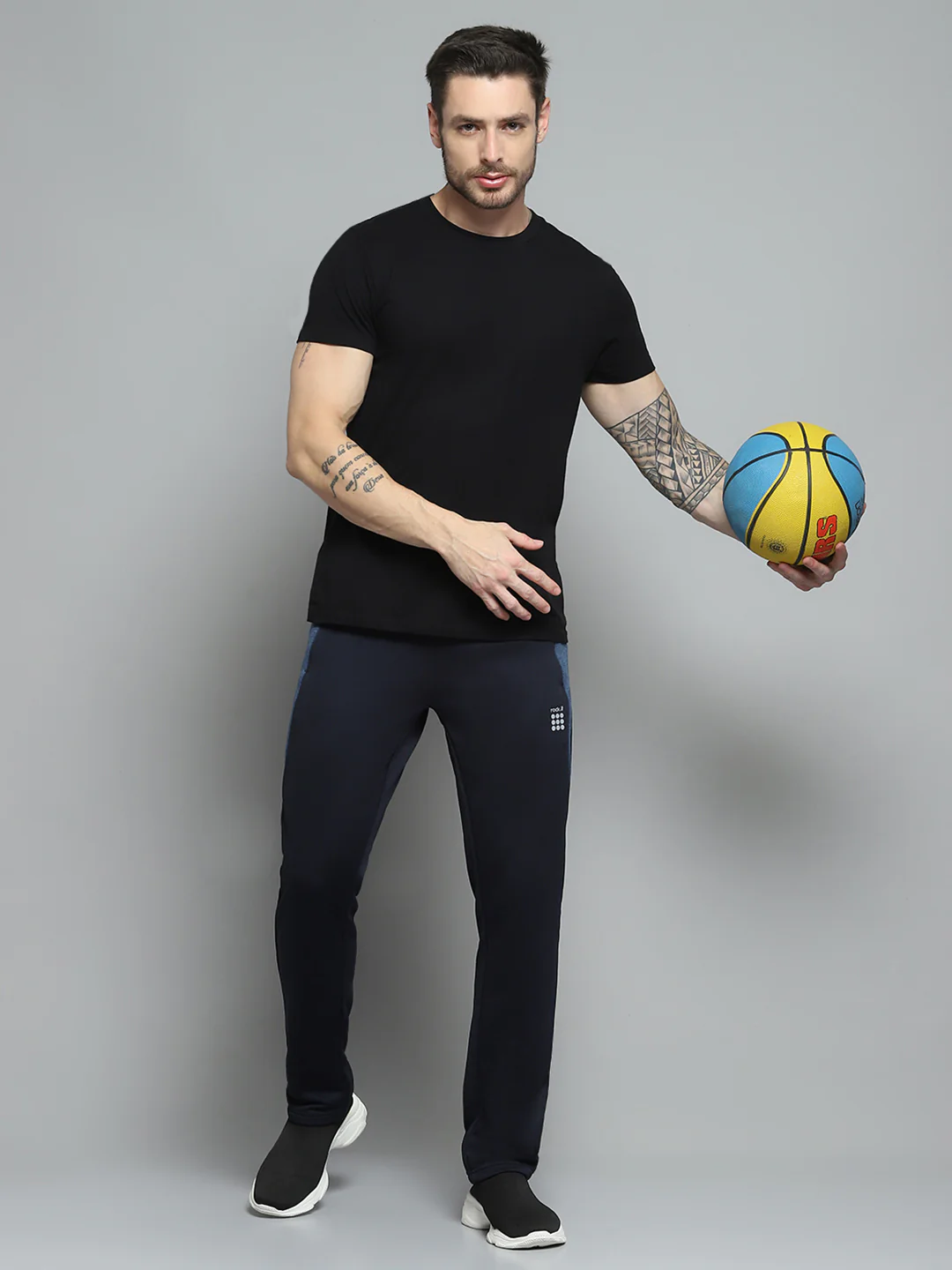 Rock.it Men Navy Blue Solid Lower - Image 2