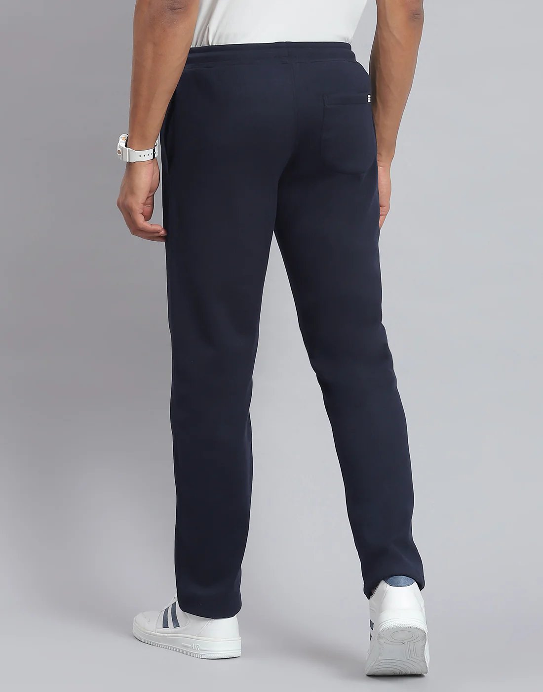 Rock.it Men Navy Blue Solid Regular Fit Winter Lower - Image 5