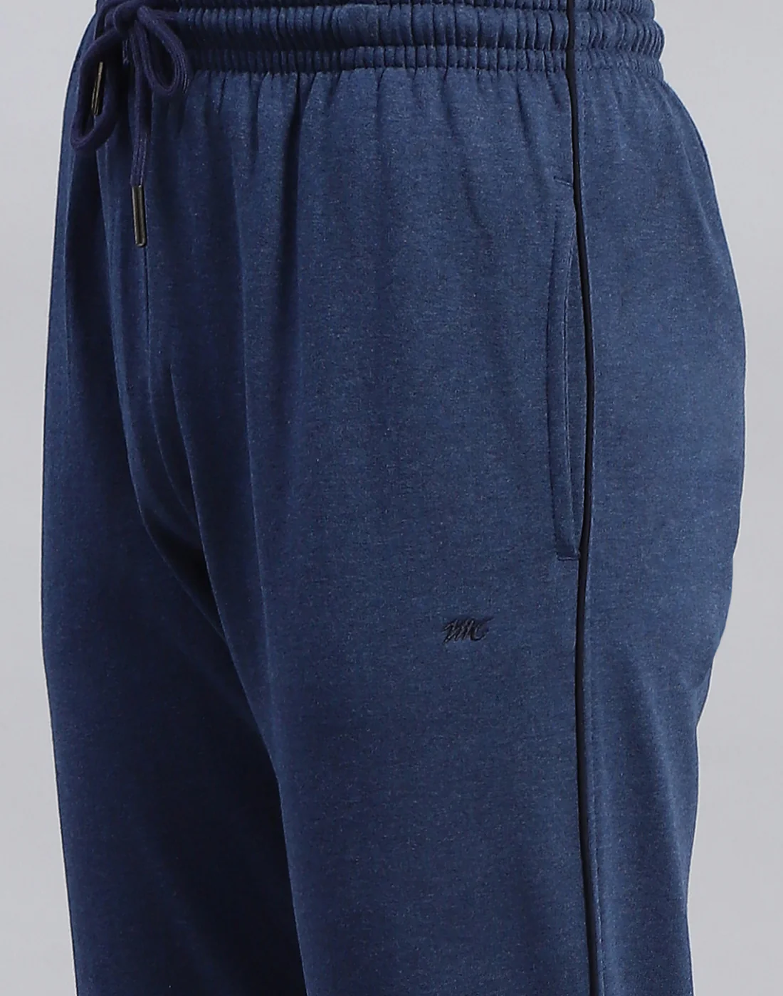 Men Navy Blue Solid Regular Fit Winter Lower - Image 6