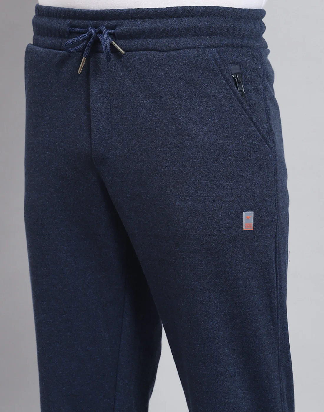 Men Navy Blue Solid Regular Fit Winter Lower - Image 6