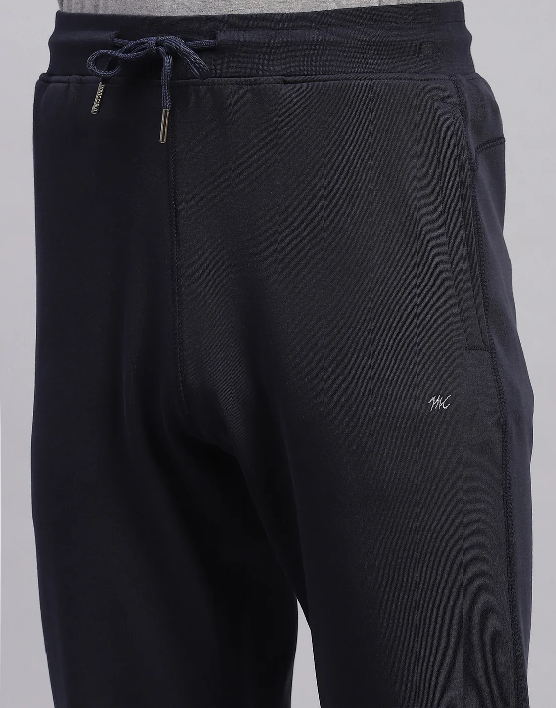 Men Navy Blue Solid Regular Fit Lower - Image 6
