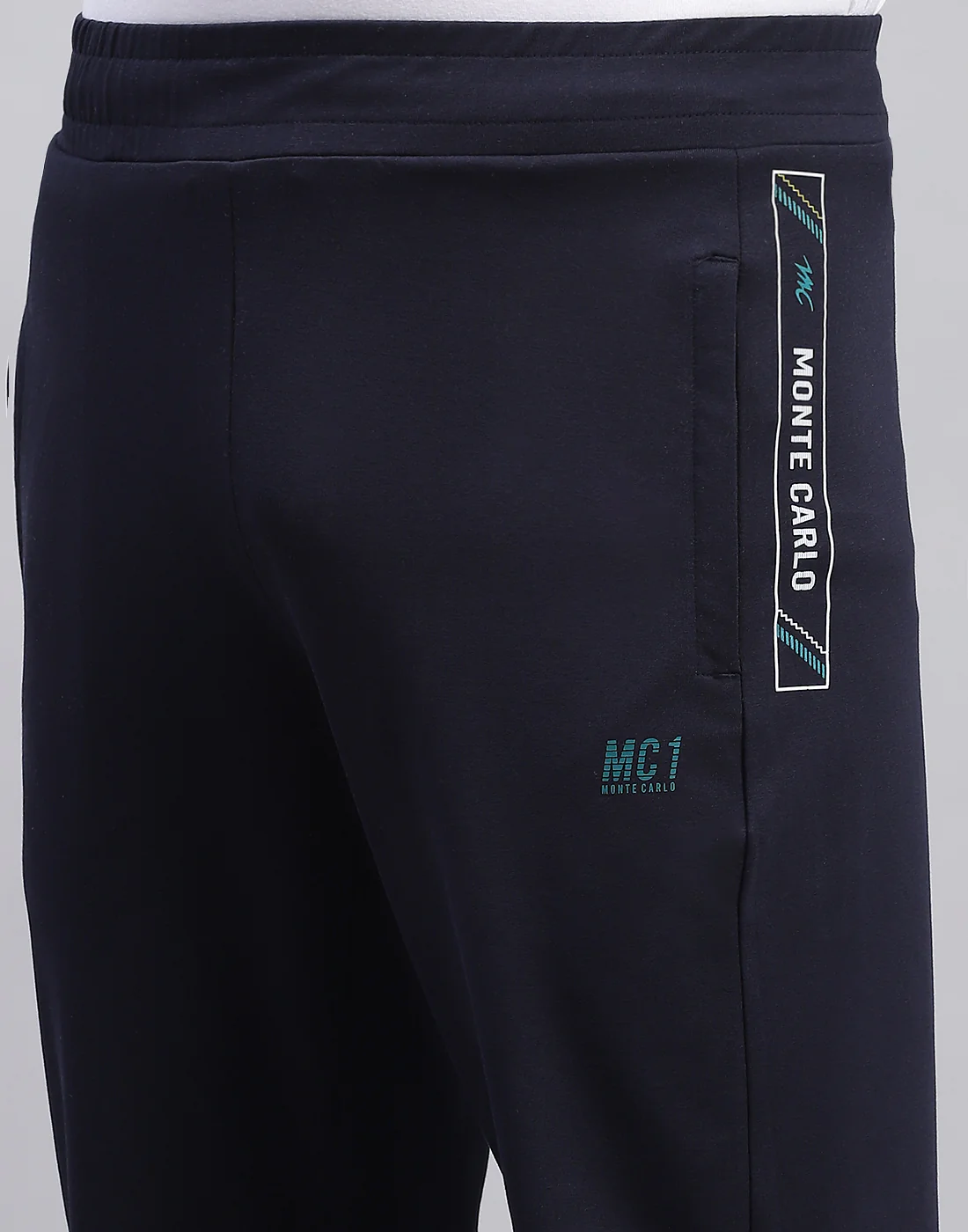 Men Navy Blue Solid Regular Fit Lower - Image 6