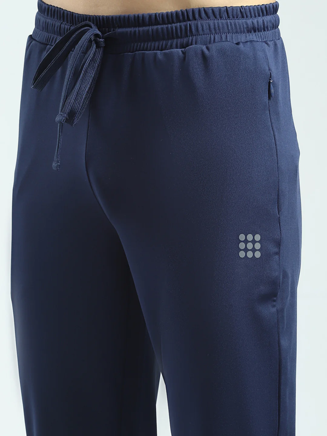 Rock.it Men Navy Blue Solid Regular Fit Lower - Image 6