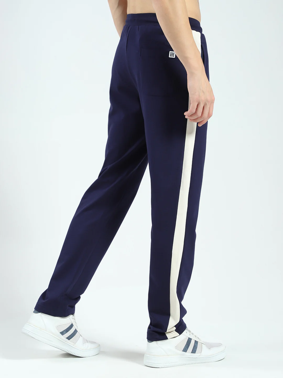 Rock.it Men Navy Blue Solid Regular Fit Lower - Image 5
