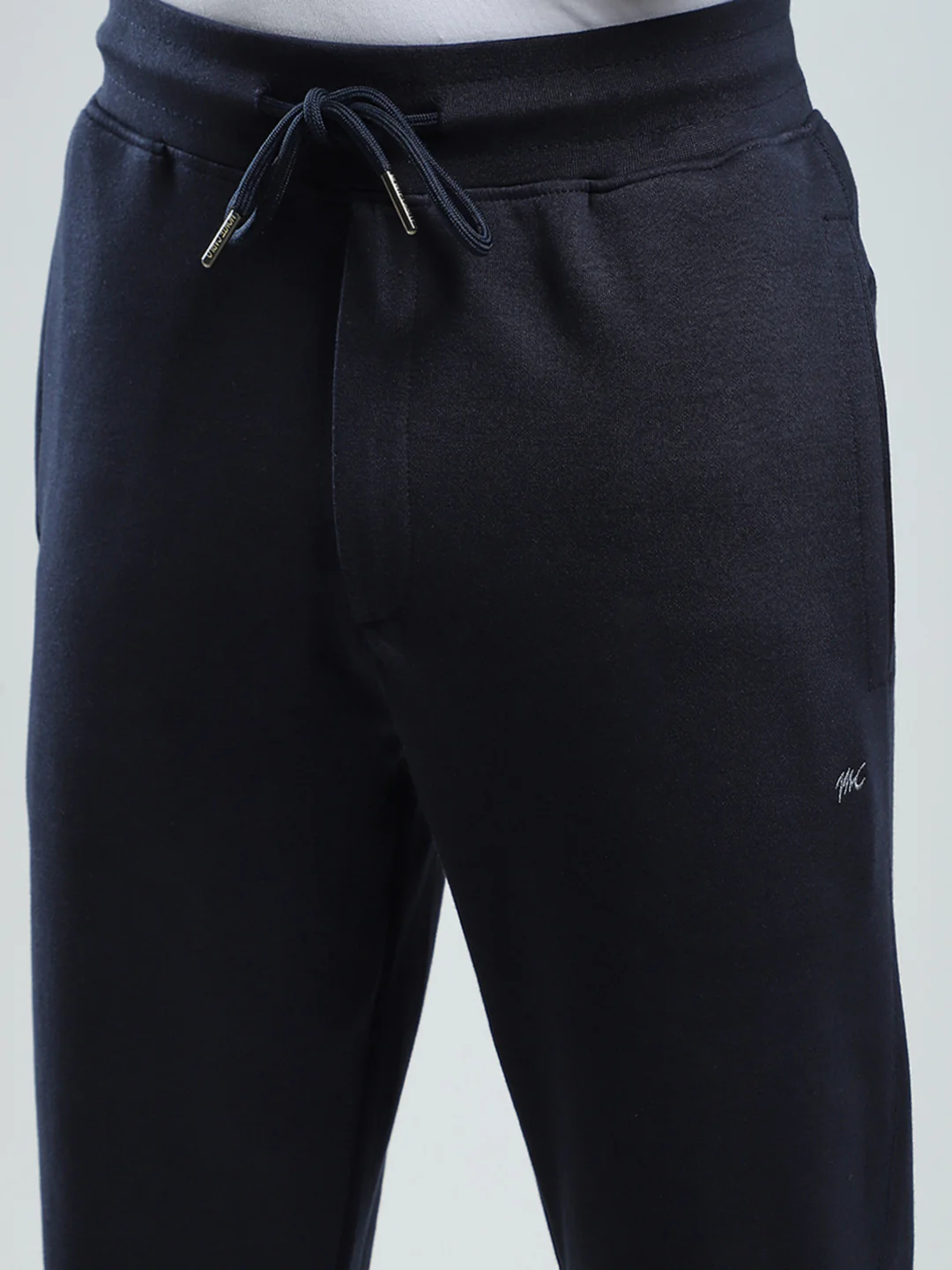Men Navy Blue Solid Regular Fit Lower - Image 6