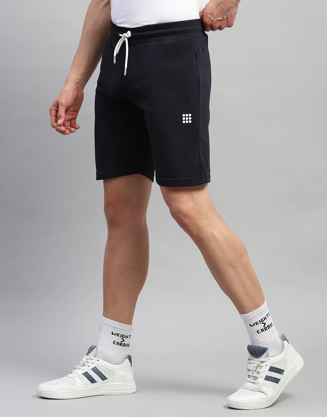 Rock.it Men Navy Blue Solid Regular Fit Short - Image 4