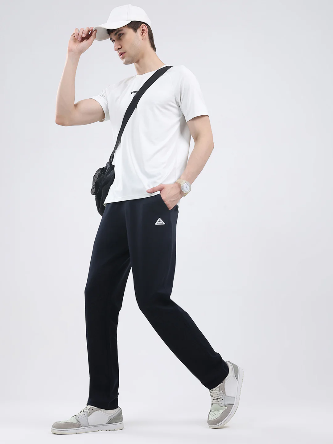 Rock.it Men Navy Blue Solid Regular Fit Winter Lower - Image 2