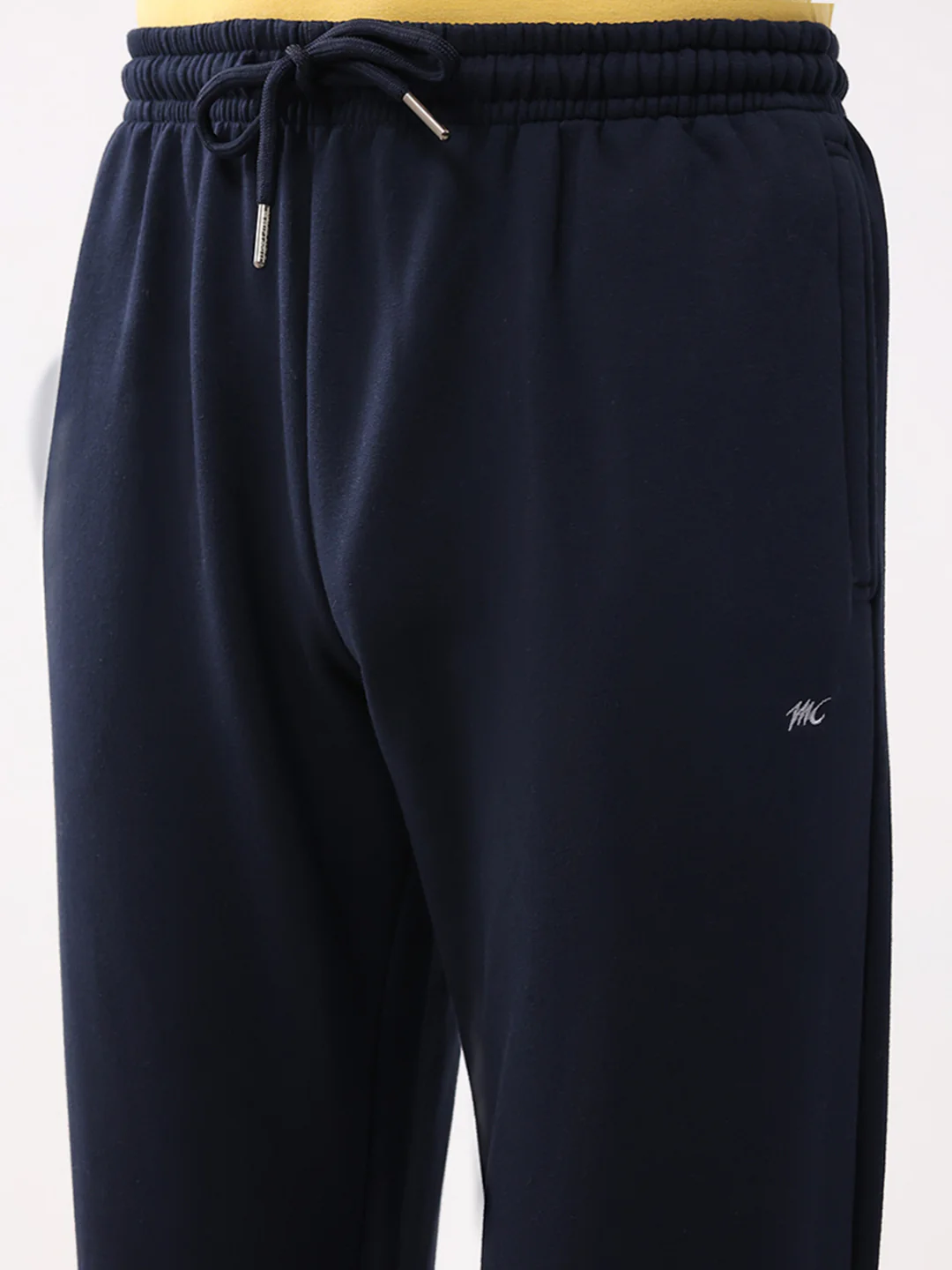 Men Navy Blue Solid Regular Fit Winter Lower - Image 6