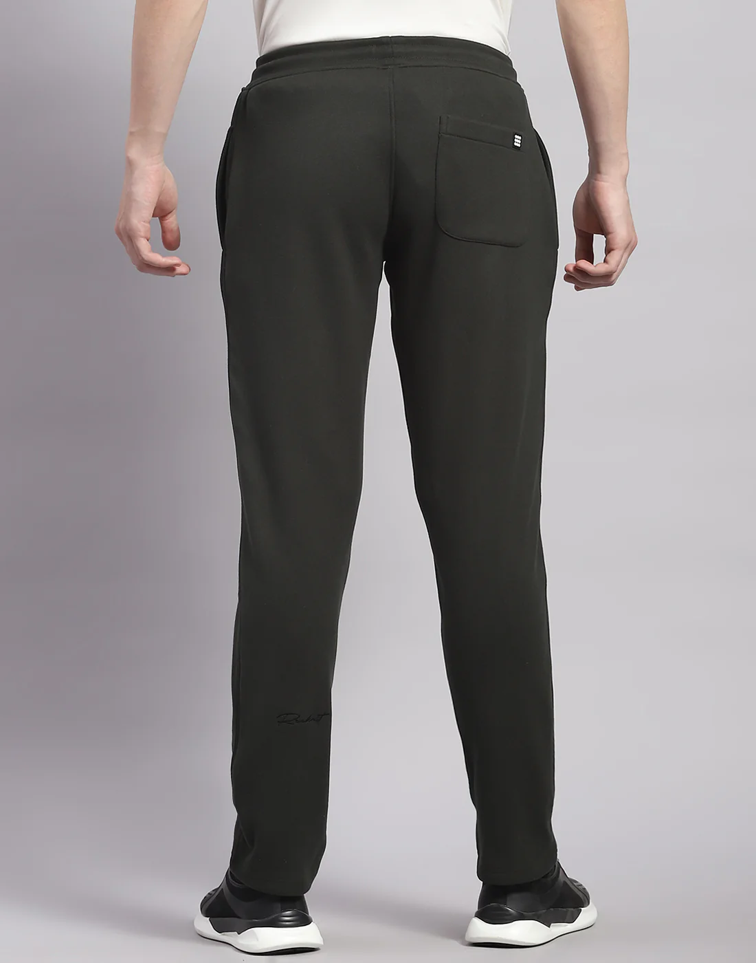 Rock.it Men Olive Solid Regular Fit Lower - Image 5