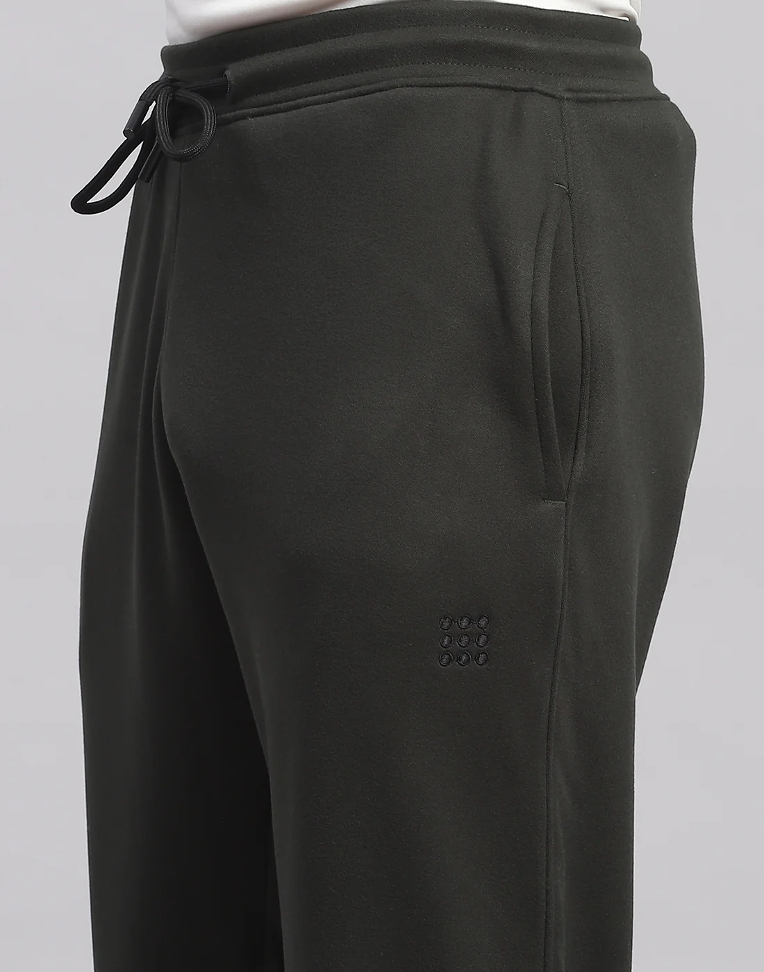 Rock.it Men Olive Solid Regular Fit Lower - Image 6