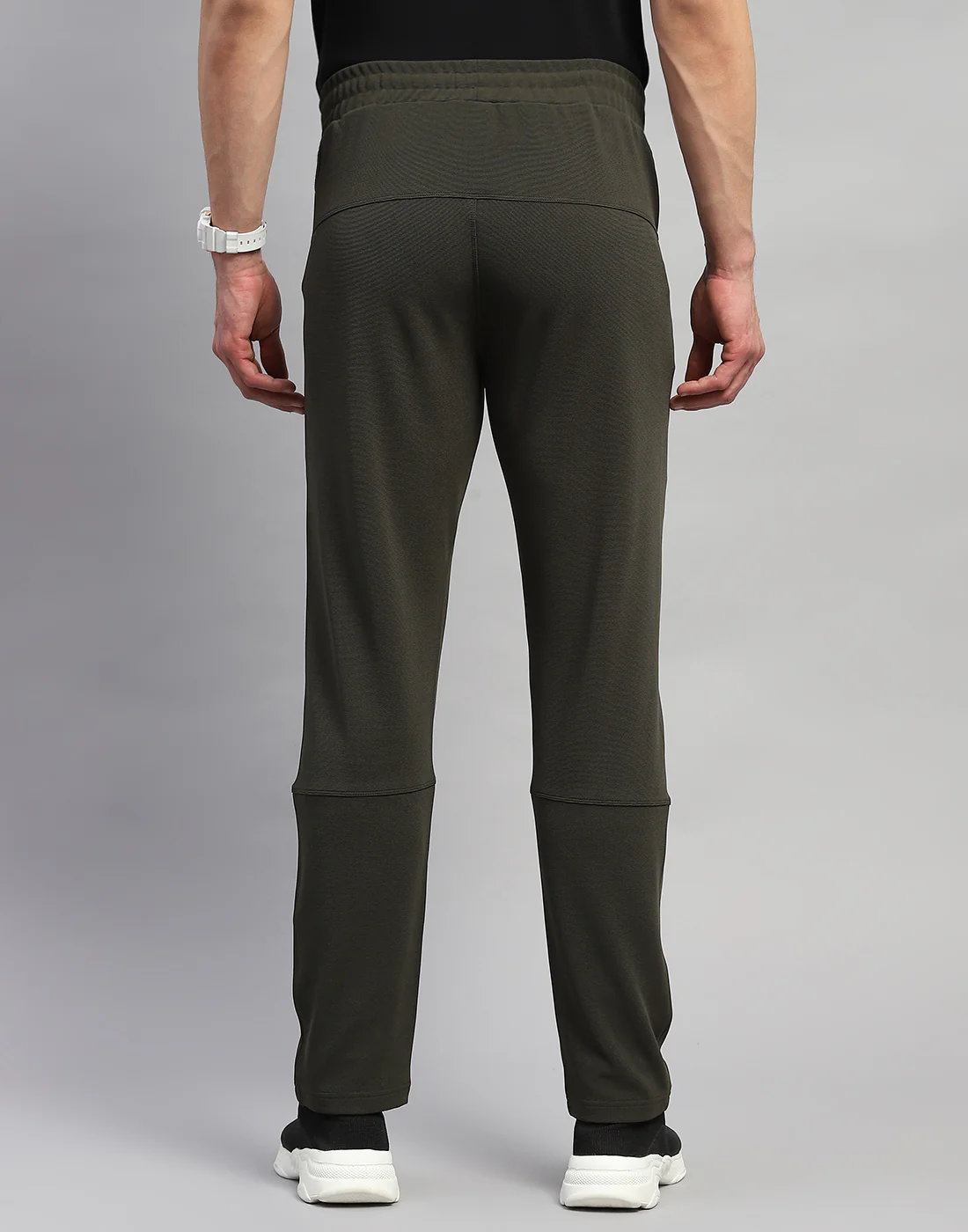 Rock.it Men Olive Solid Regular Fit Lower - Image 5