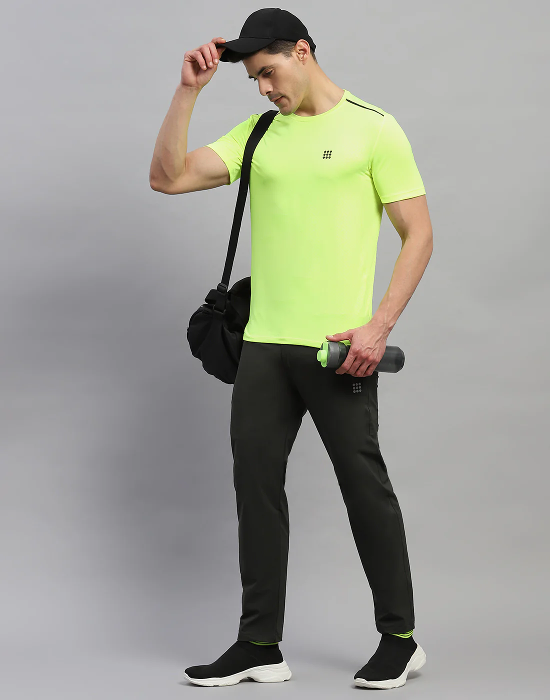 Rock.it Men Olive Solid Regular Fit Lower - Image 2