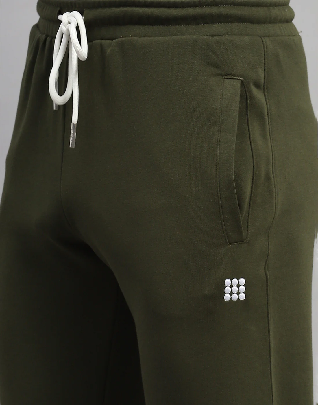 Rock.it Men Olive Solid Regular Fit Lower - Image 6