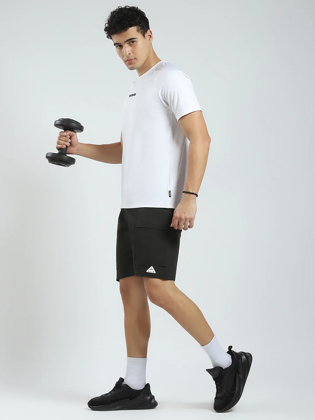Rock.it Men Olive Solid Regular Fit Short - Image 2