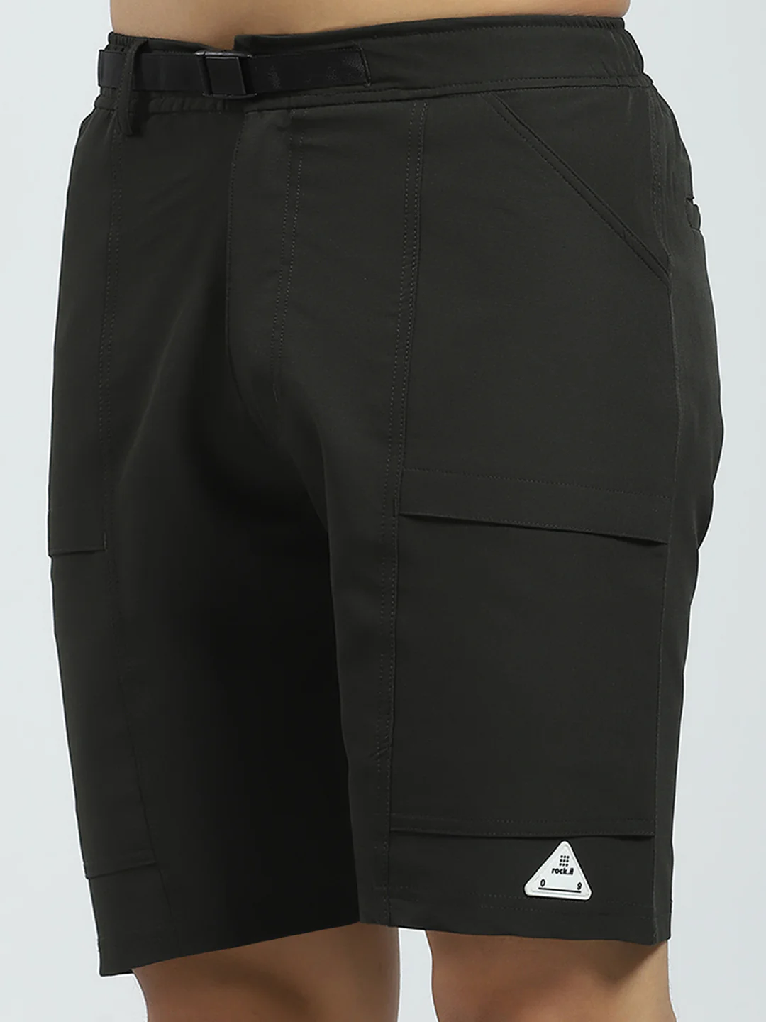 Rock.it Men Olive Solid Regular Fit Short - Image 6